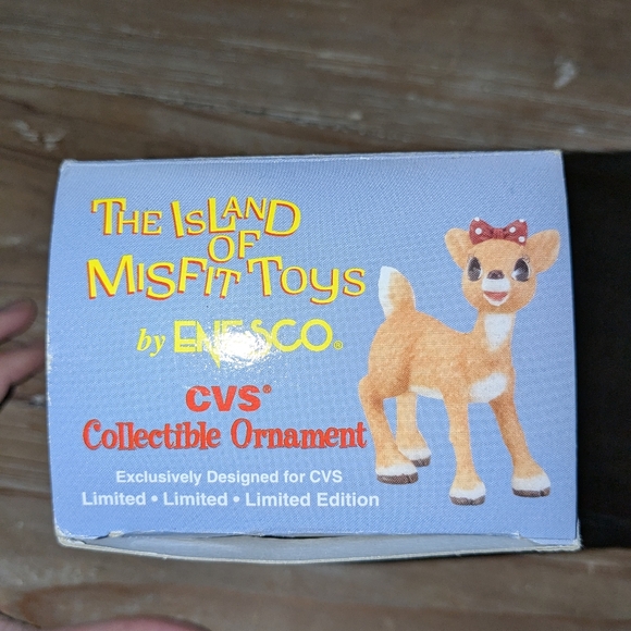 90s Rudolph Vintage CVS Enesco Exclusive Clarice Ornament - Picture 10 of 10